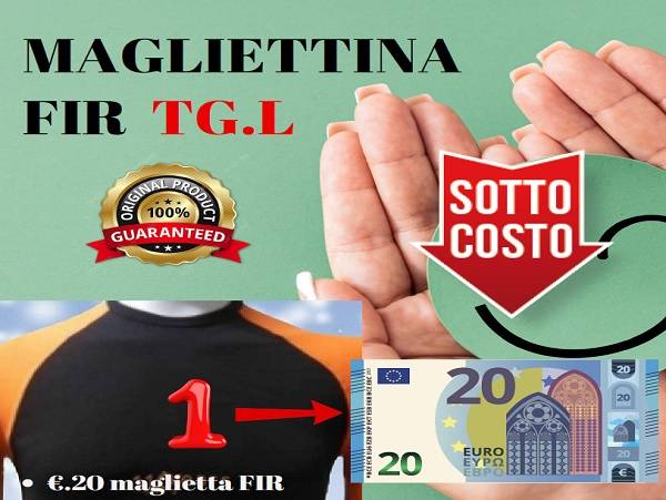 T-Shirt UNISEX Raggi Fir Tg.L SOTTOCOSTO